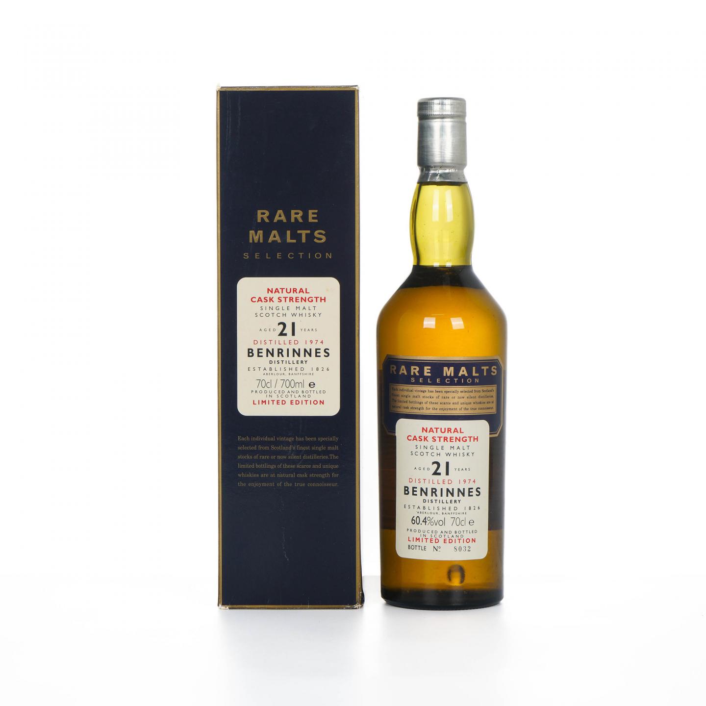 Benrinnes 本利林 21年 1974 RMS 桶强