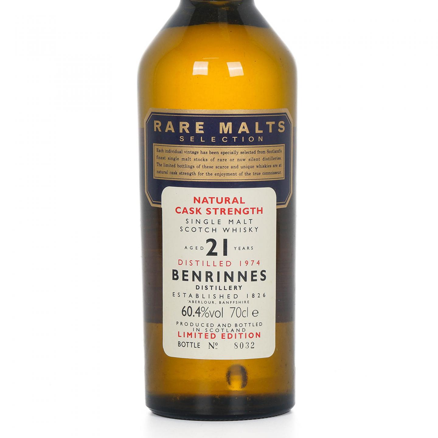 Benrinnes 本利林 21年 1974 RMS 桶强