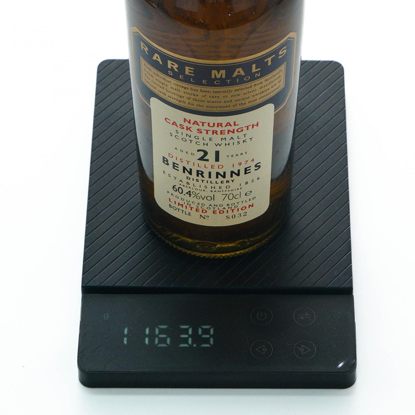 Benrinnes 本利林 21年 1974 RMS 桶强