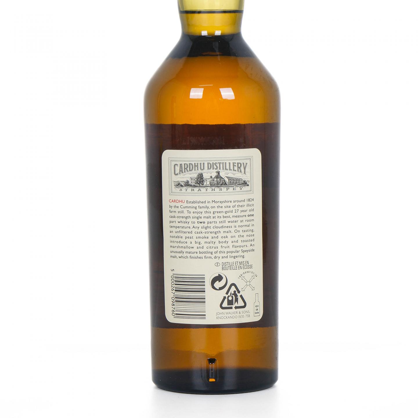 Cardhu 卡杜 27年 1973-2000 桶强 RMS