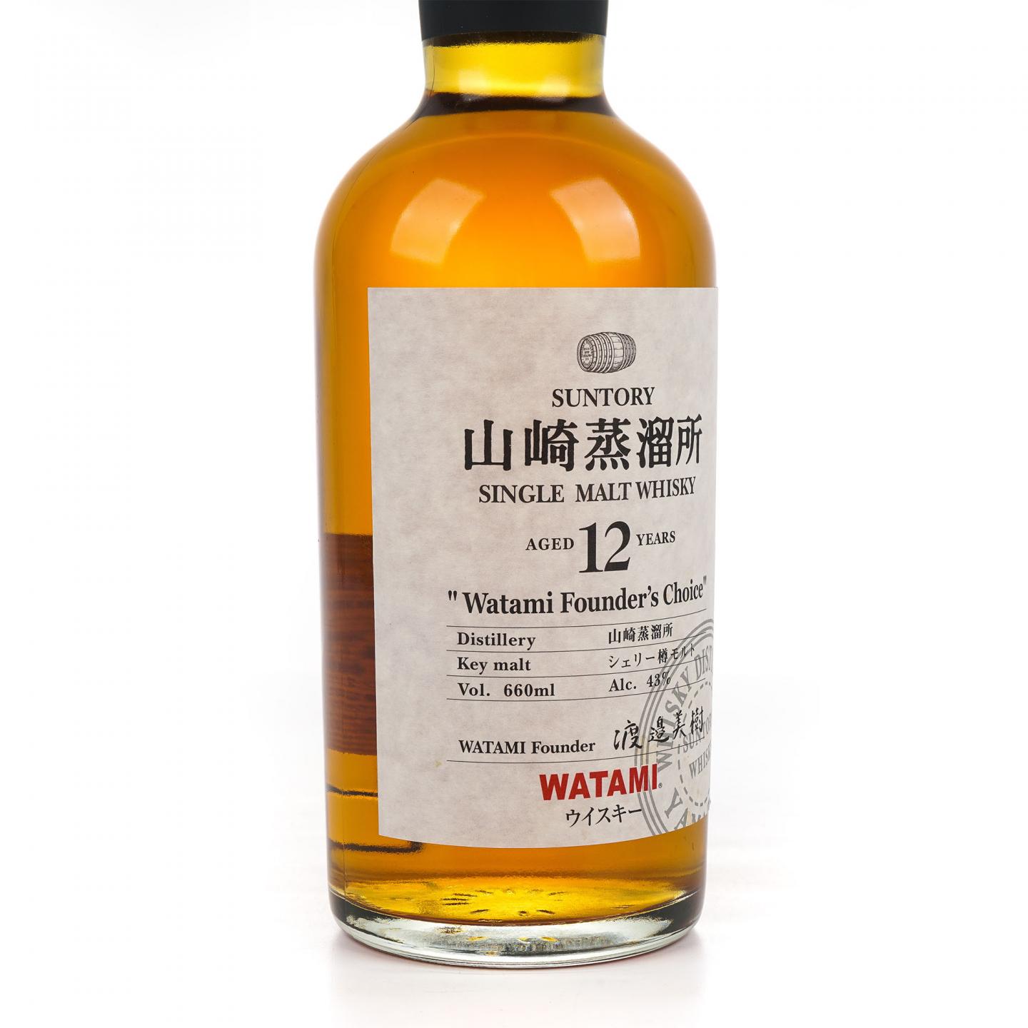 山崎 12年 渡边美树 Watami Founder’s Choice 660ml