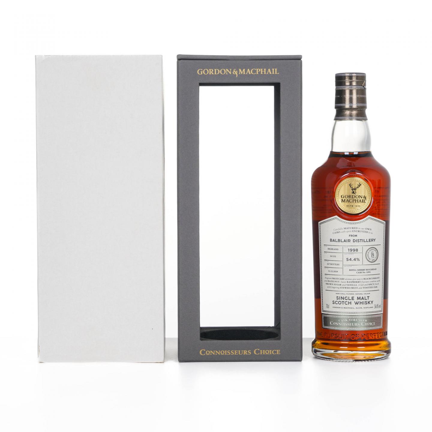 Balblair 巴布莱尔 26年 1998-2024 GM鉴赏家之选 雪莉桶#1091