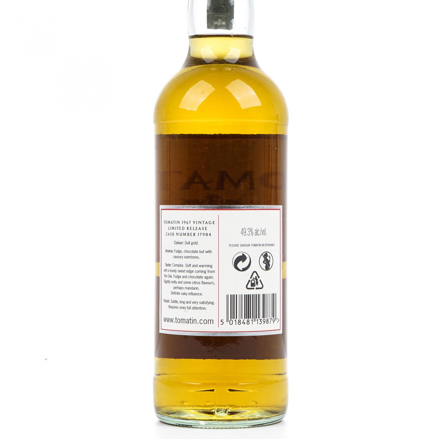 Tomatin 汤马丁 1967-2008 单桶#17904 限量版