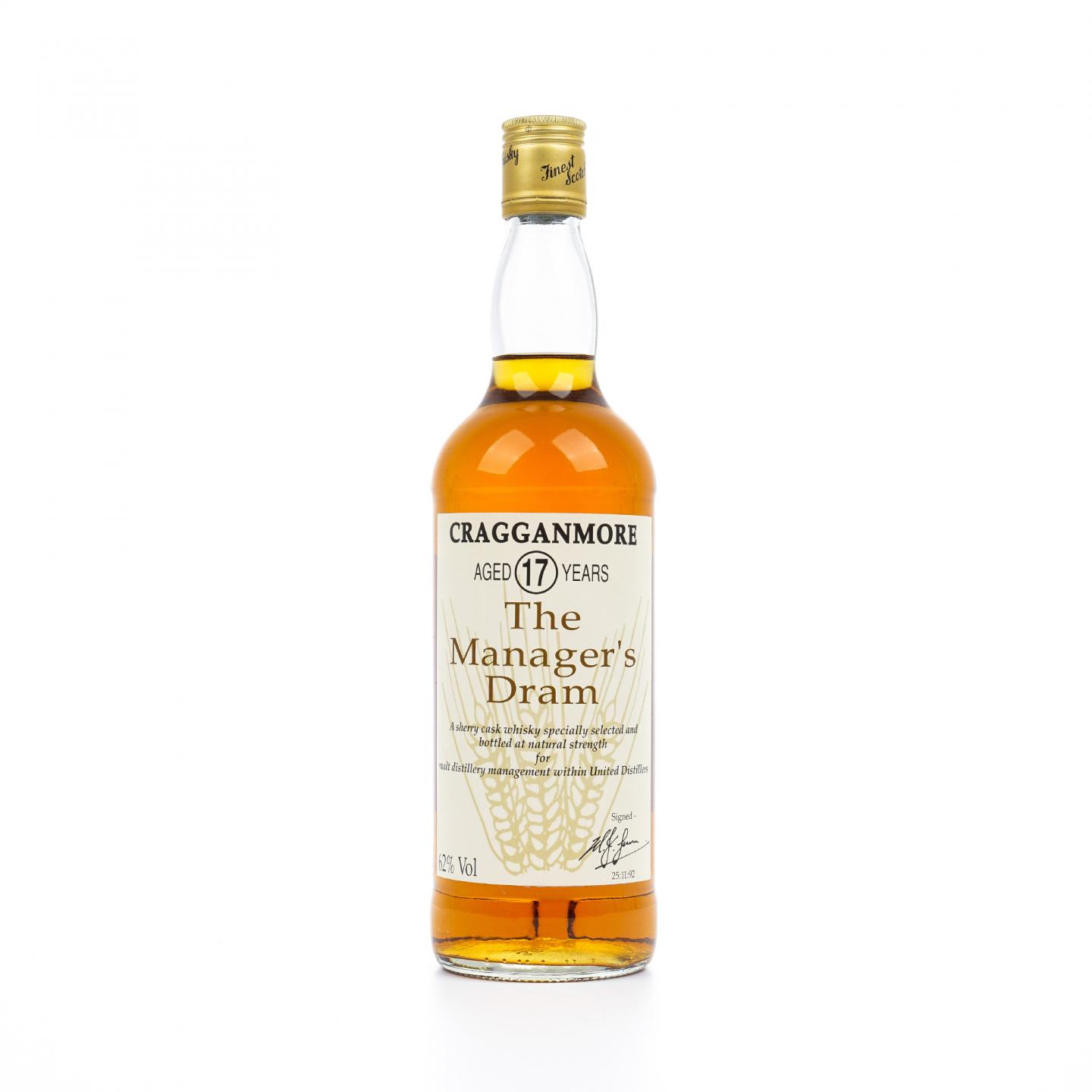 Cragganmore 克莱根摩 17年 1992 雪莉桶 The Manager's Dram