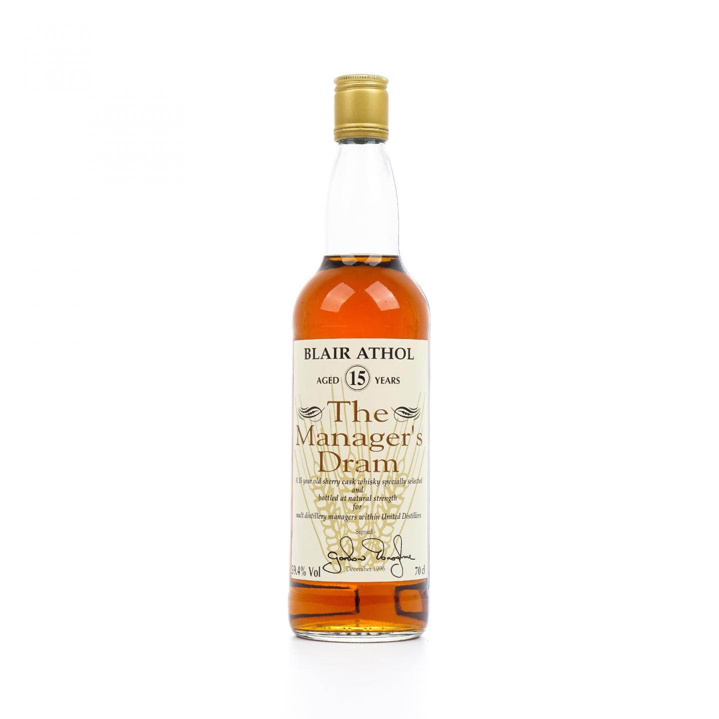 Blair Athol 布莱尔阿苏 15年 1996 雪莉桶 The Manager’s Dram