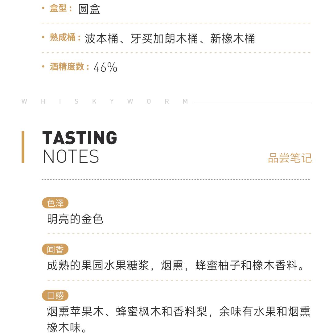 【买5送1】Benriach 本利亚克10年泥煤苏格兰单一麦芽威士忌