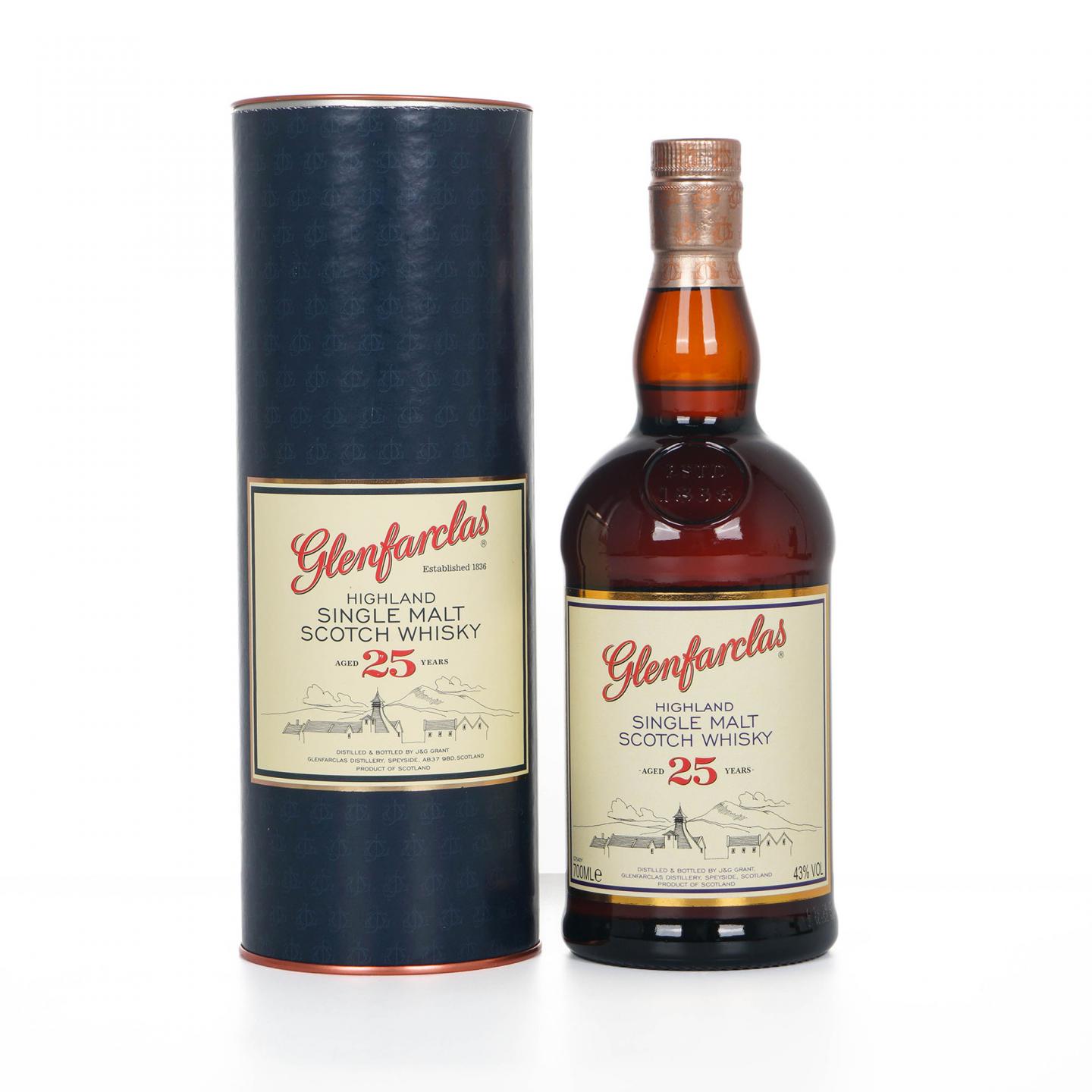 Glenfarclas 格兰花格 25年 700ml 圆筒