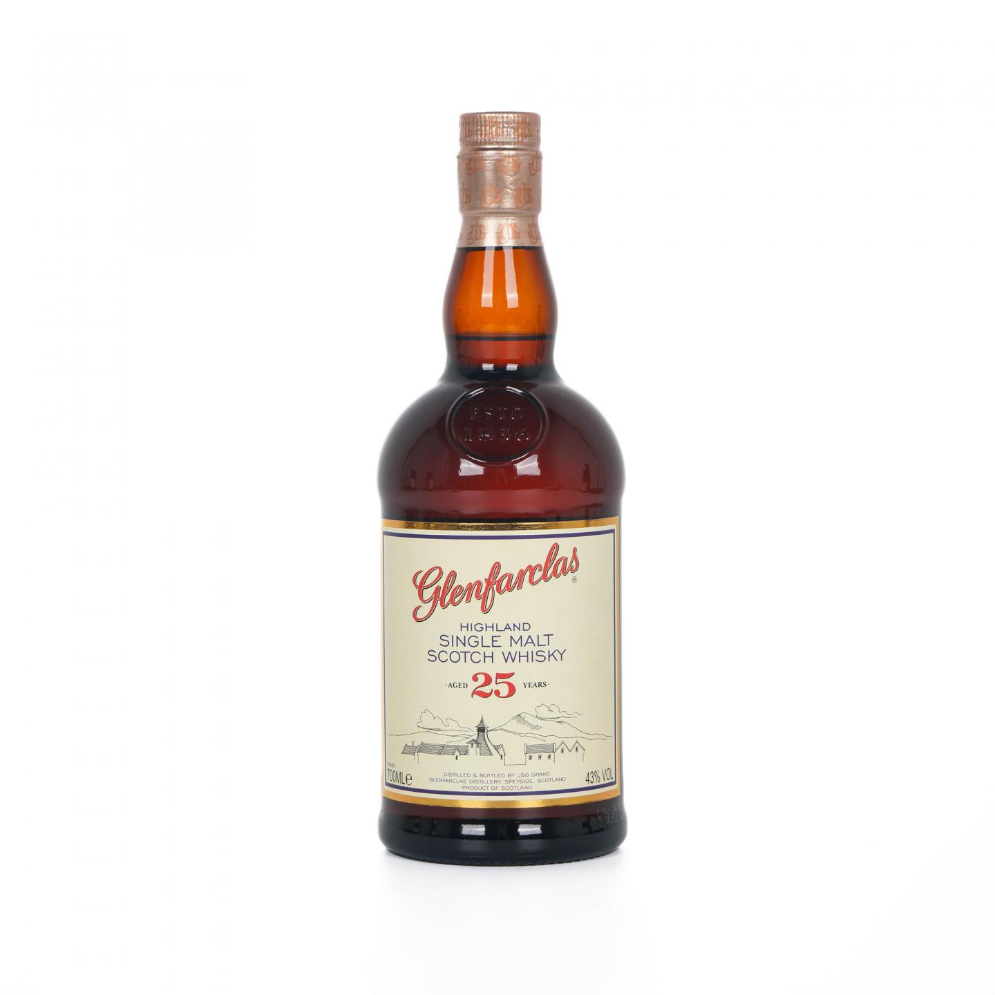 Glenfarclas 格兰花格 25年 700ml 圆筒