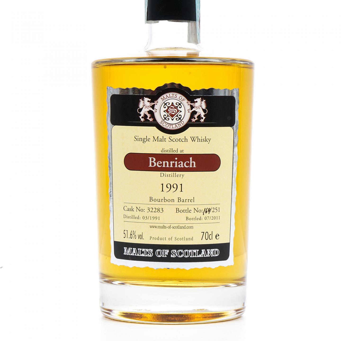 BenRiach 本利亚克 1991-2011 MoS