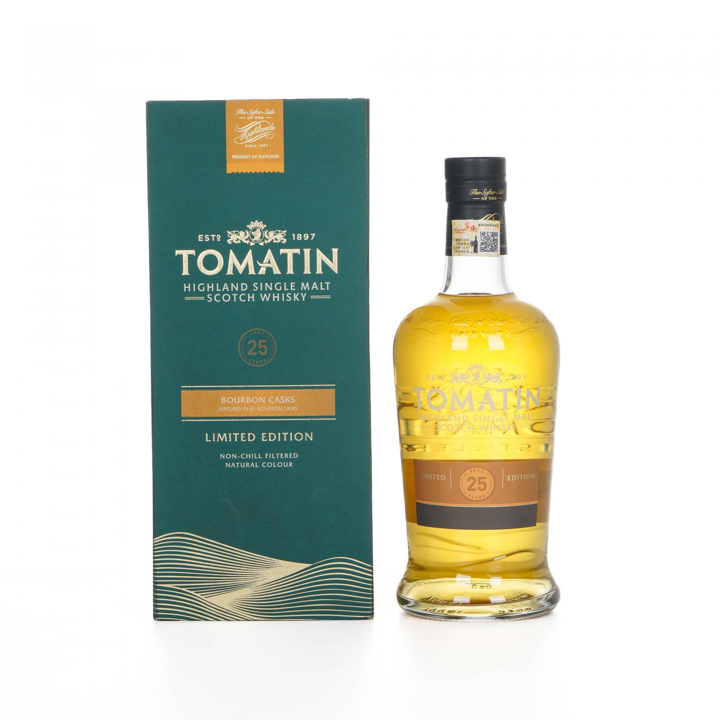 Tomatin 汤马丁 25年 2020 波本桶