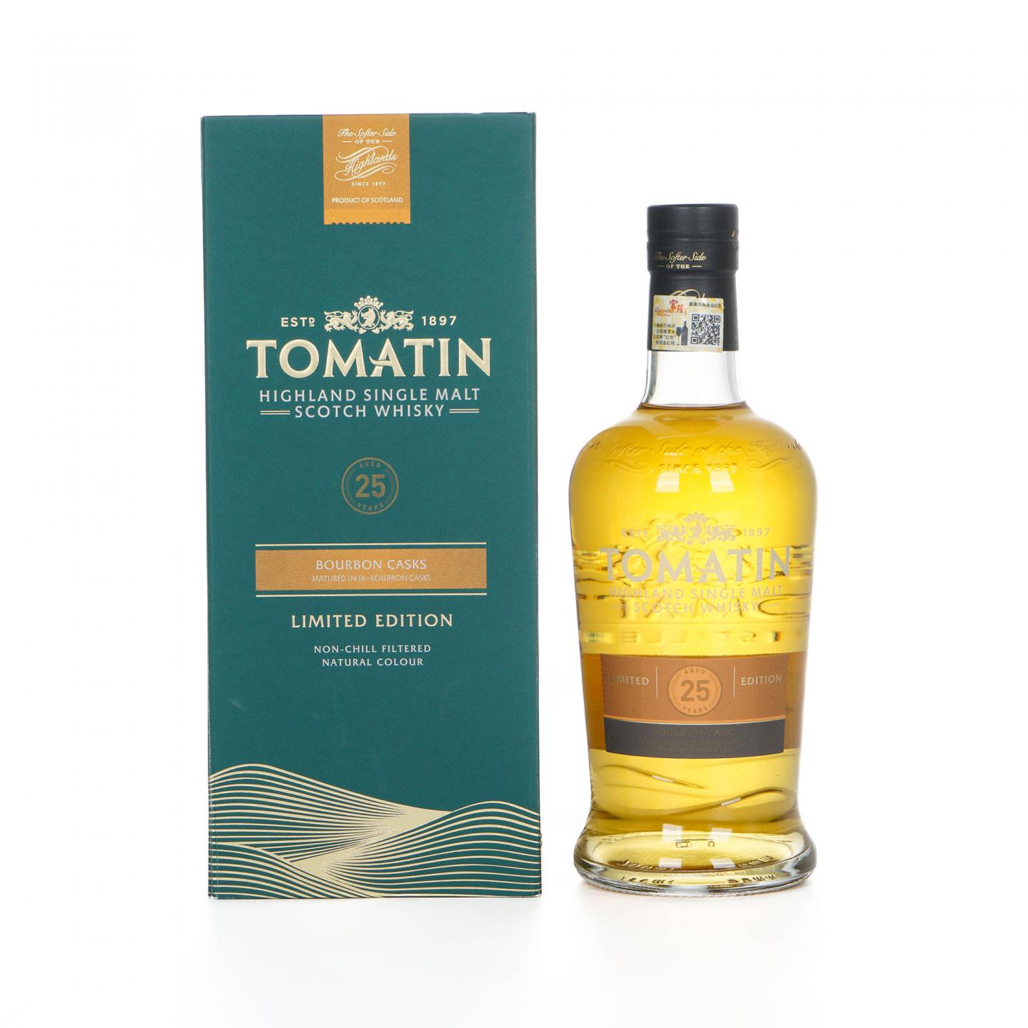 Tomatin 汤马丁 25年 2020 波本桶 700ML