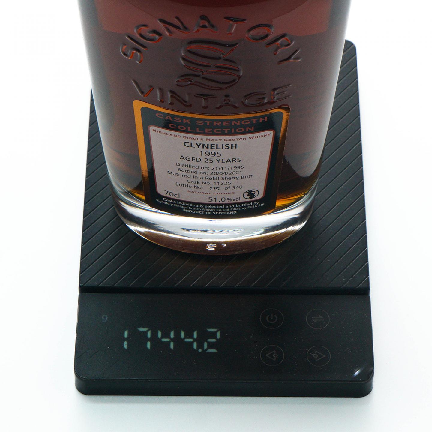 Clynelish 克里尼利基 25年 1995-2021 SV 雪莉桶#11225 桶强