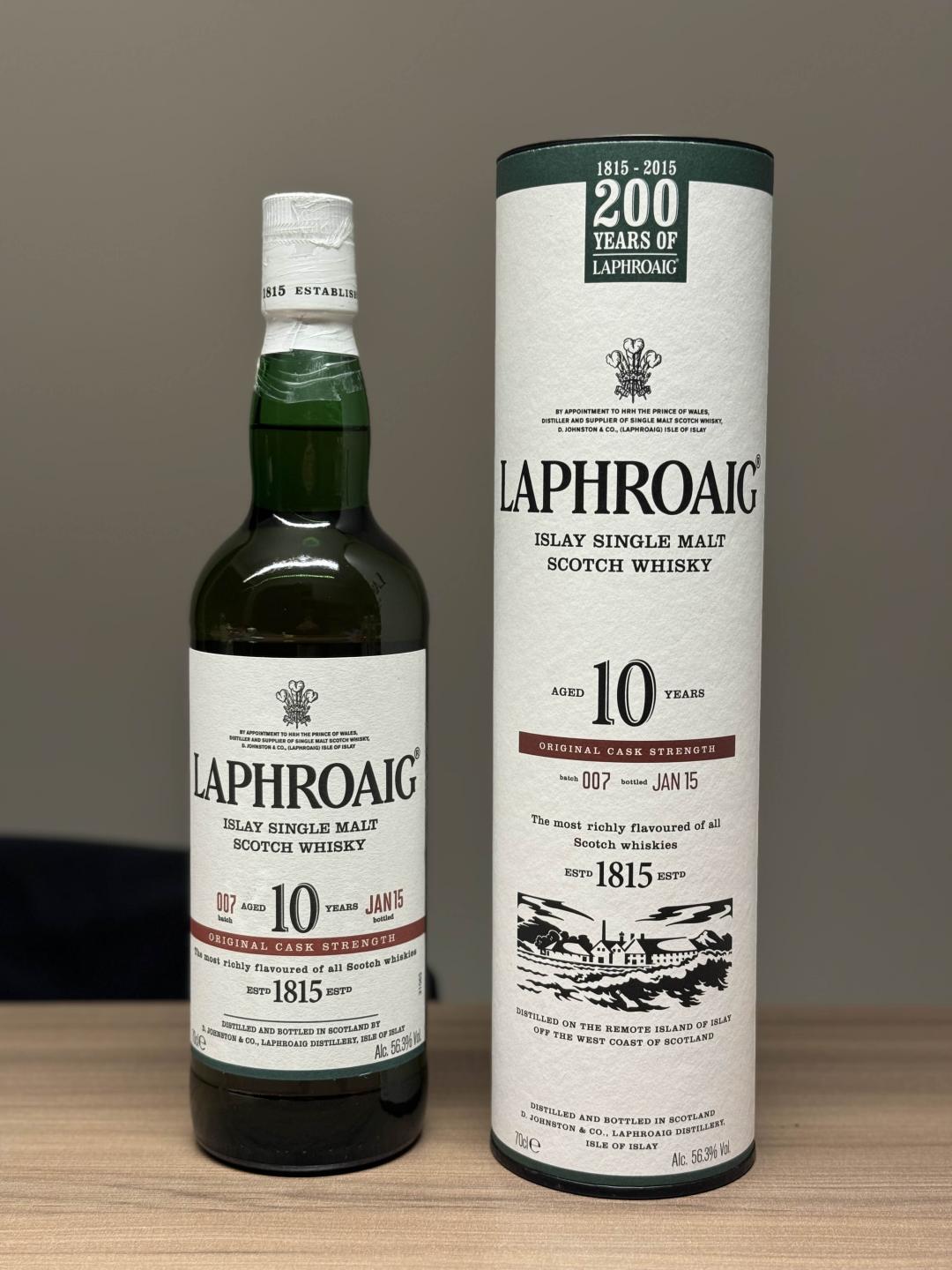 2016拉弗格10年桶强007版 200周年纪念