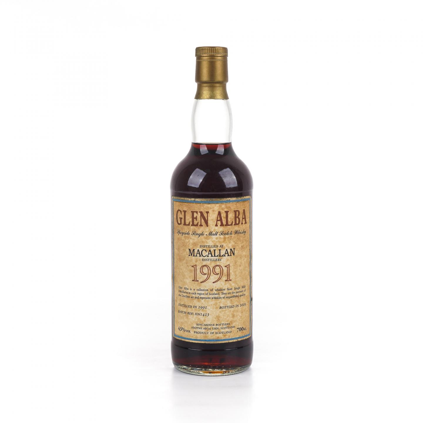 Macallan 麦卡伦 1991-2009 Glen Alba