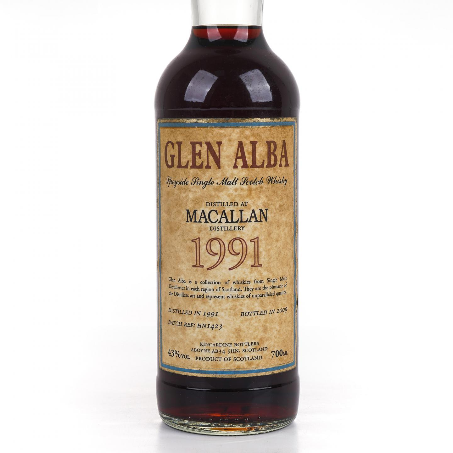 Macallan 麦卡伦 1991-2009 Glen Alba