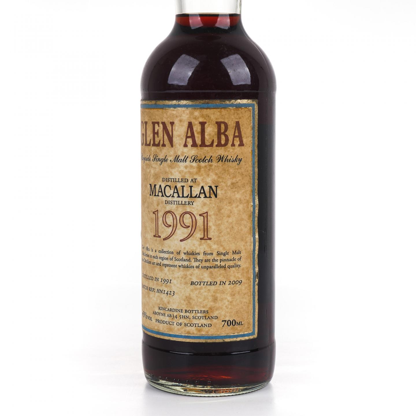 Macallan 麦卡伦 1991-2009 Glen Alba