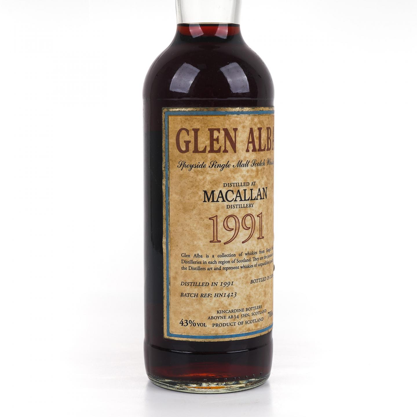 Macallan 麦卡伦 1991-2009 Glen Alba