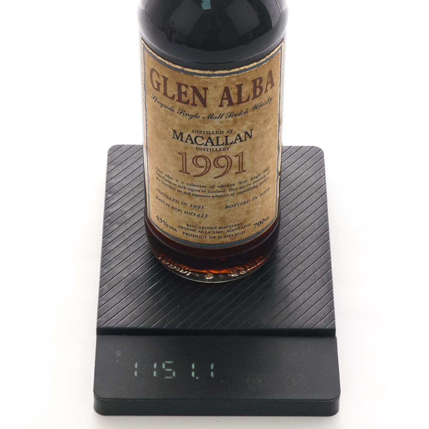 Macallan 麦卡伦 1991-2009 Glen Alba