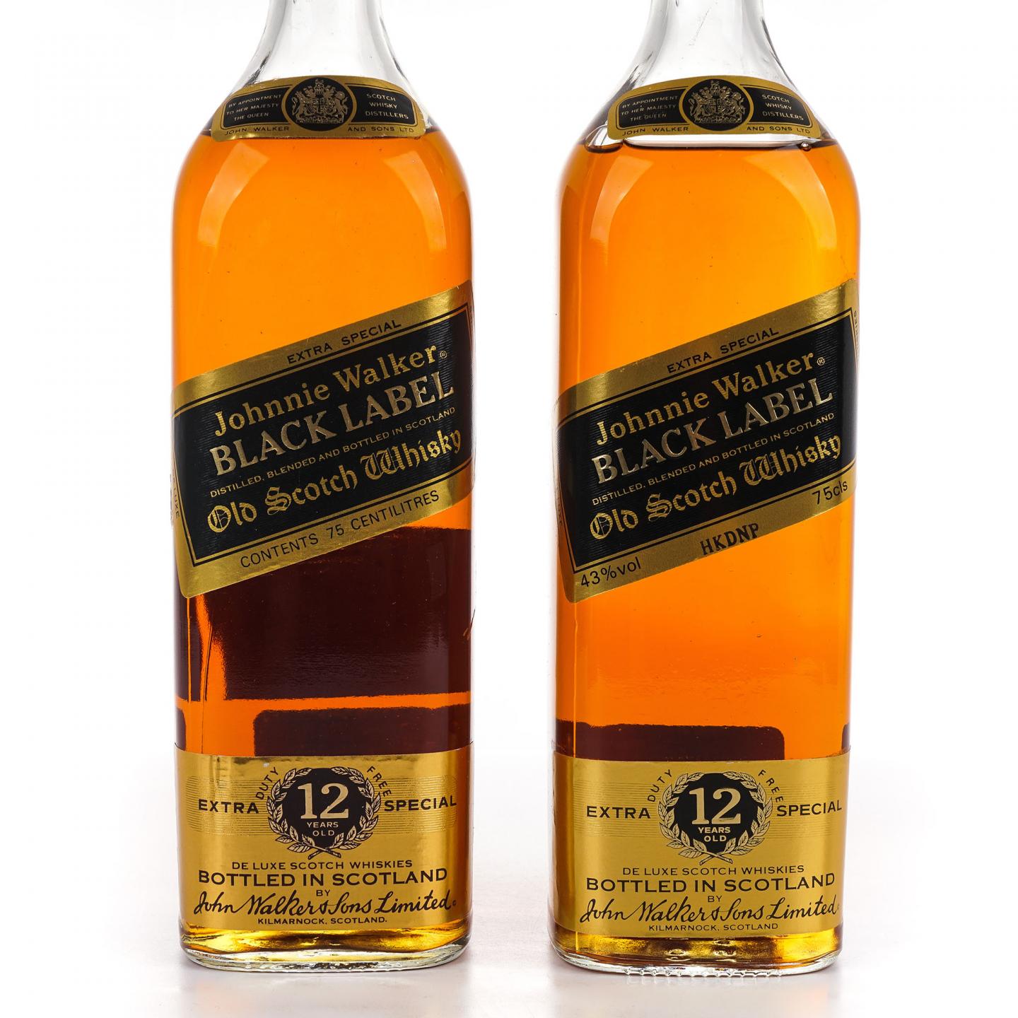 Johnnie Walker 尊尼获加 12年 黑标 旧版 2瓶组*750ML