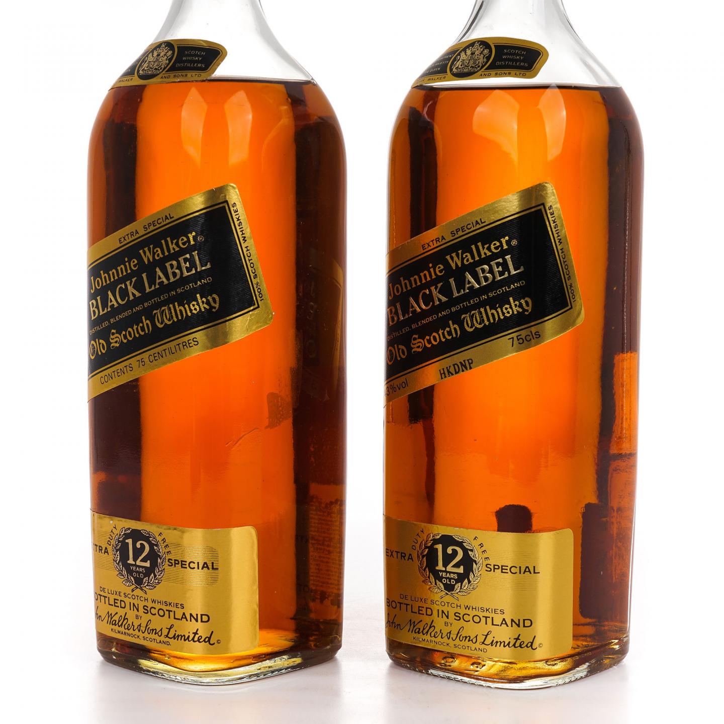 Johnnie Walker 尊尼获加 12年 黑标 旧版 2瓶组*750ML
