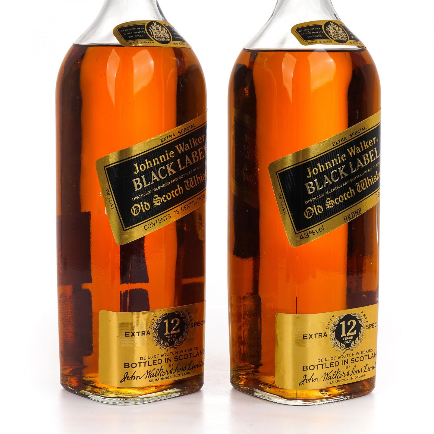 Johnnie Walker 尊尼获加 12年 黑标 旧版 2瓶组*750ML
