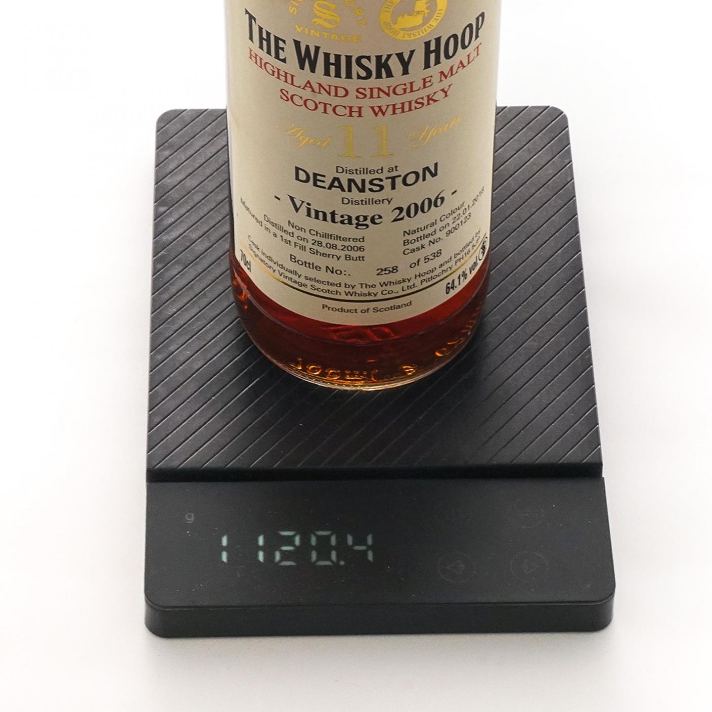 Deanston 丁斯顿 11年 2006-2018 雪莉桶 The Whisky Hoop SV