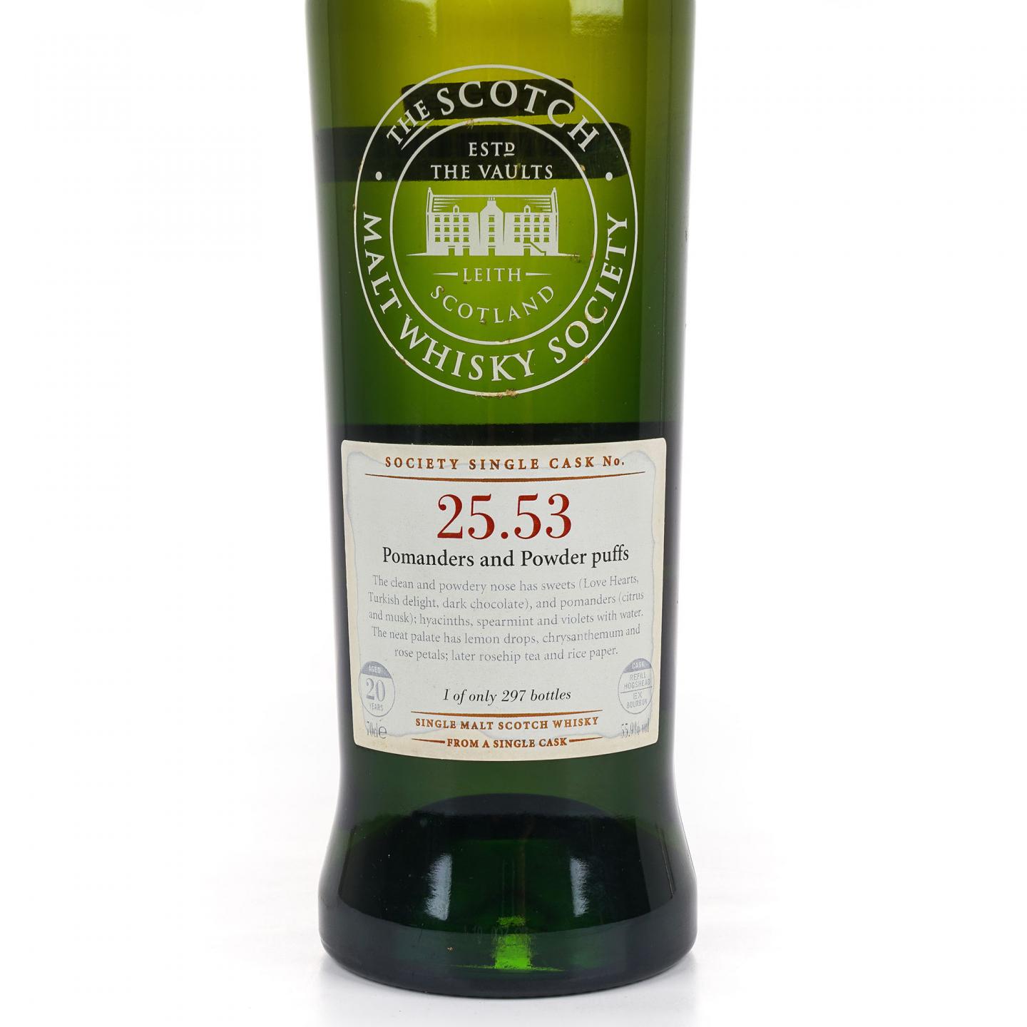SMWS 25.53 罗斯班克 20年 2010 单桶