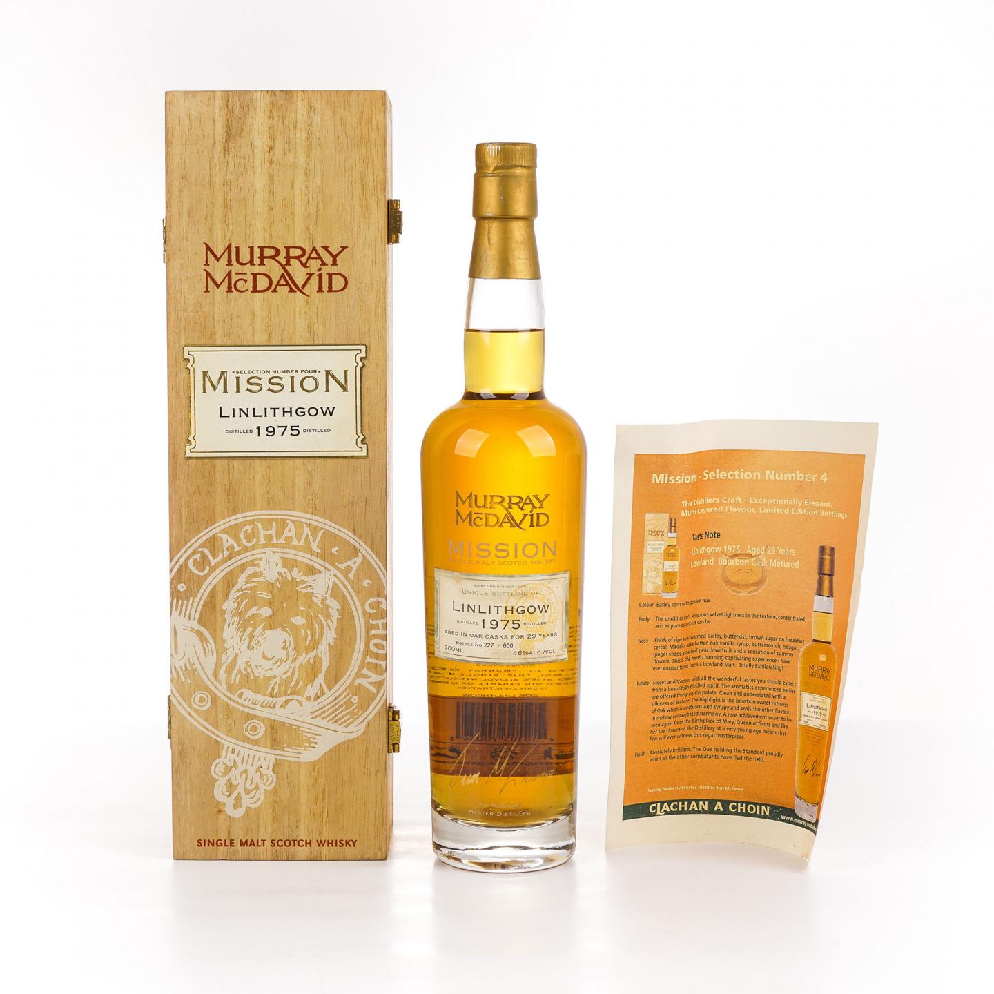 Linlithgow 29年 1975 Murray McDavid 木盒