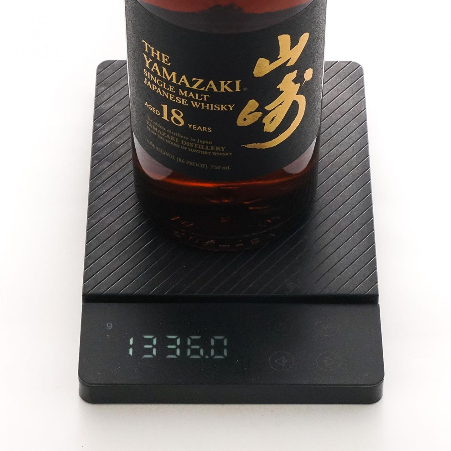 山崎 18年 黑标金字 750ml