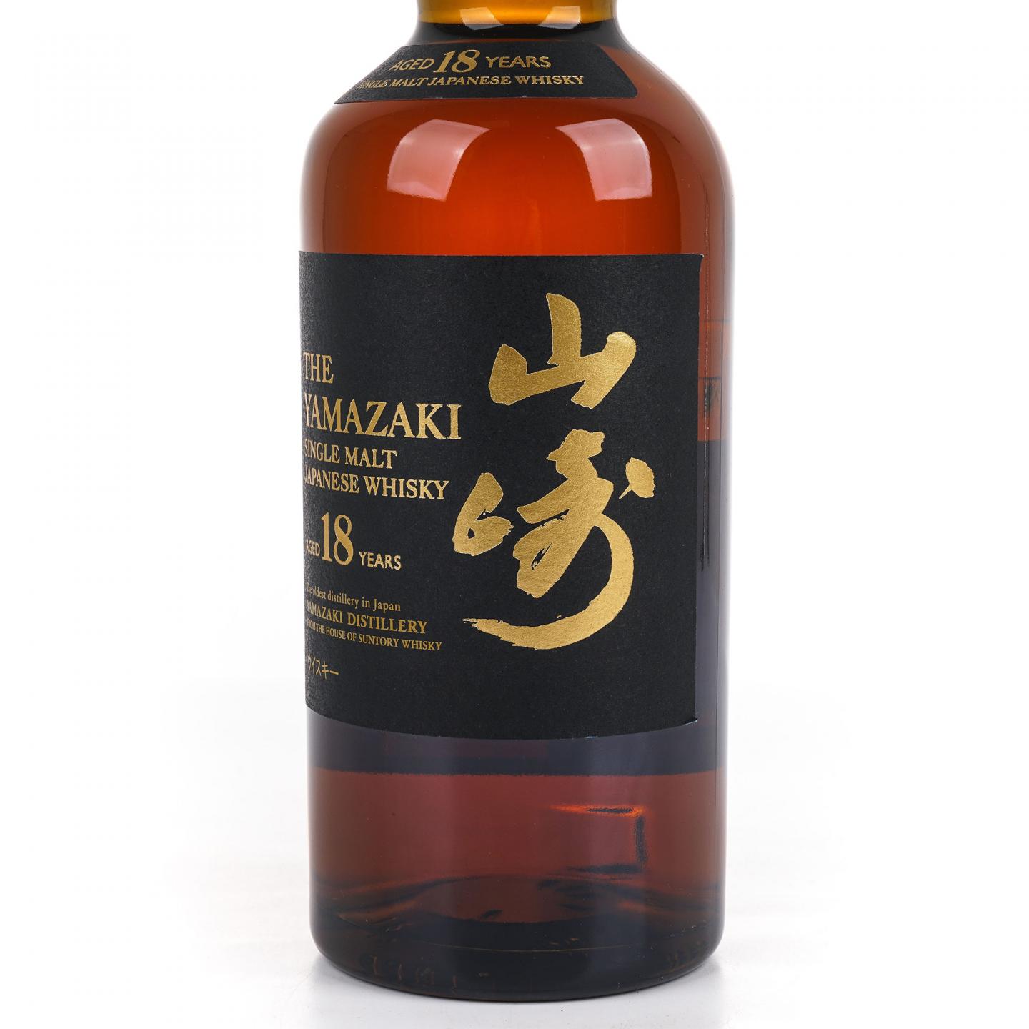 山崎 18年 黑标金字 700ml