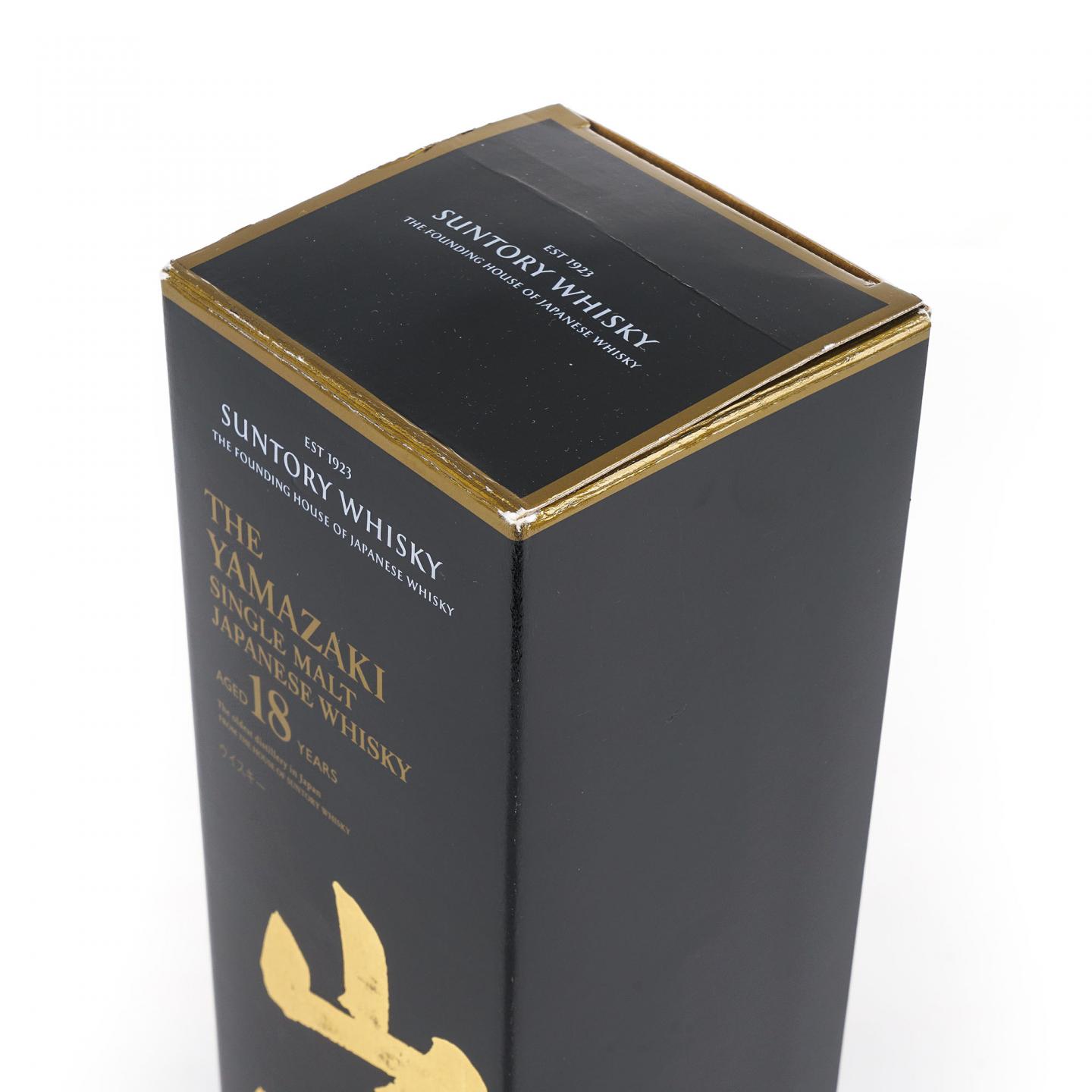 山崎 18年 黑标金字