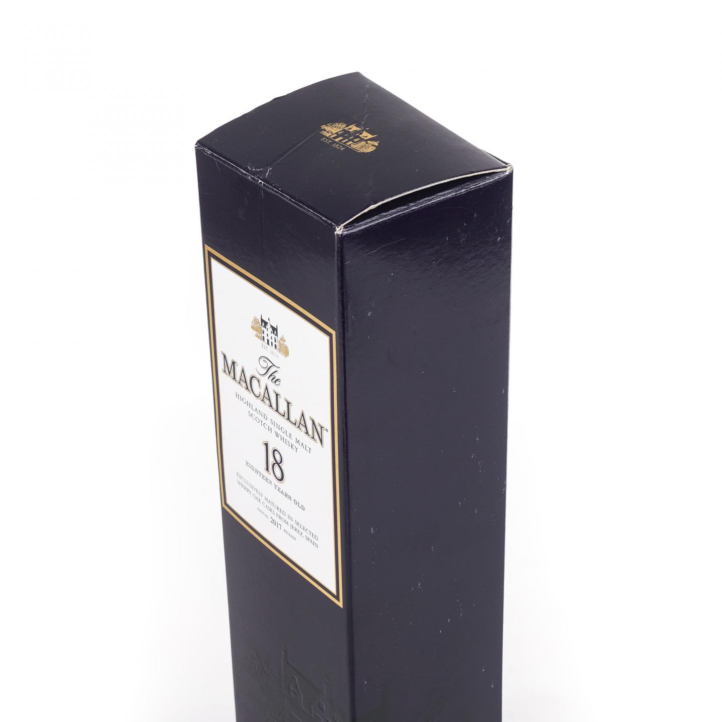 Macallan 麦卡伦 18年 2017 雪莉桶 700ml