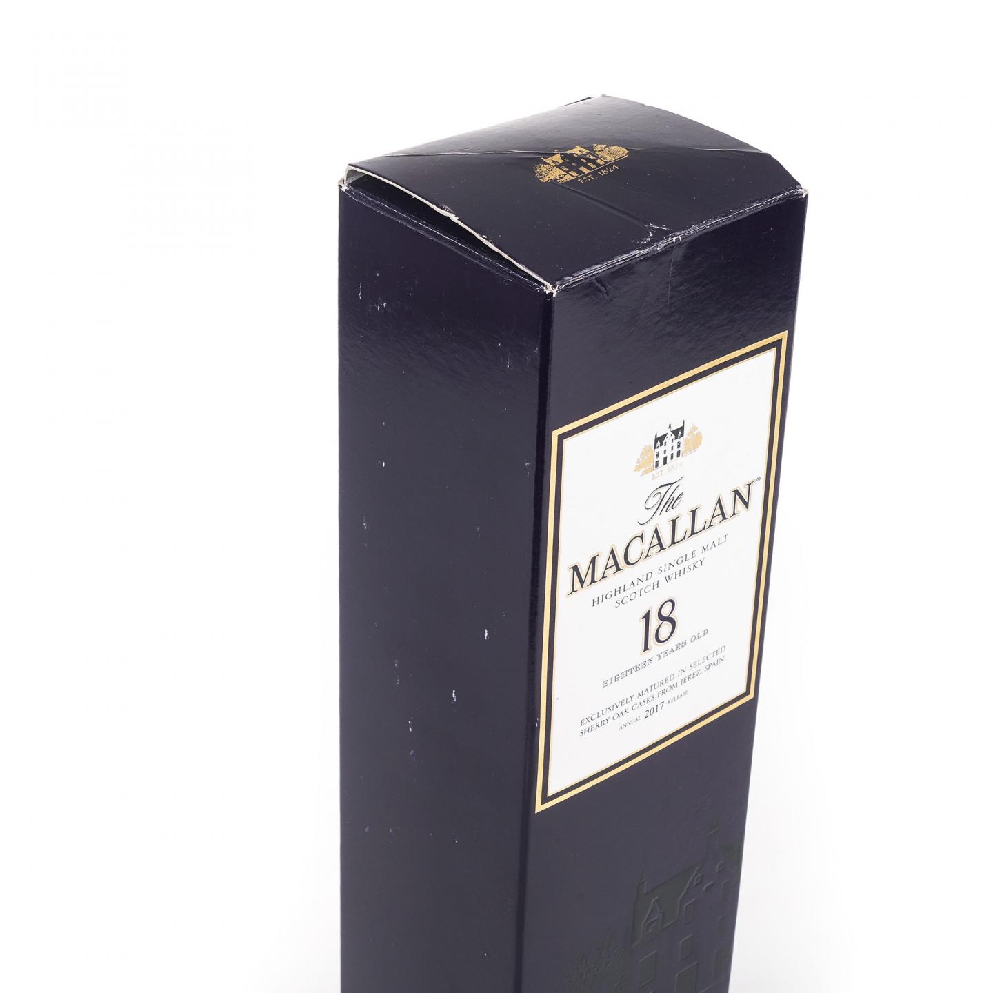 Macallan 麦卡伦 18年 2017 雪莉桶 700ml