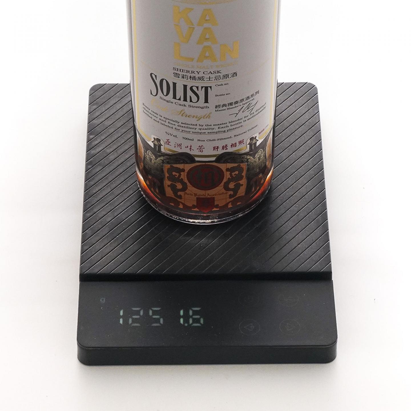 Kavalan 噶玛兰 经典独奏原酒系列 雪莉桶 #S081217041 桶强