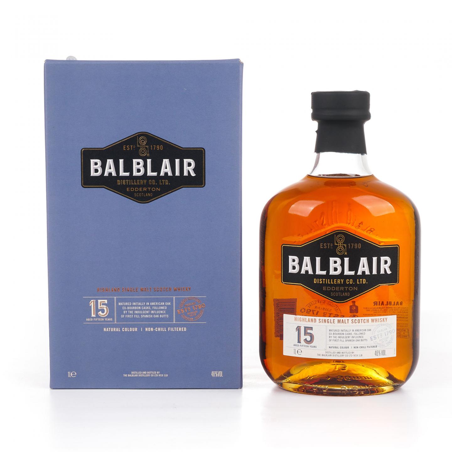 Balblair 巴布莱尔 15年 2019 1L