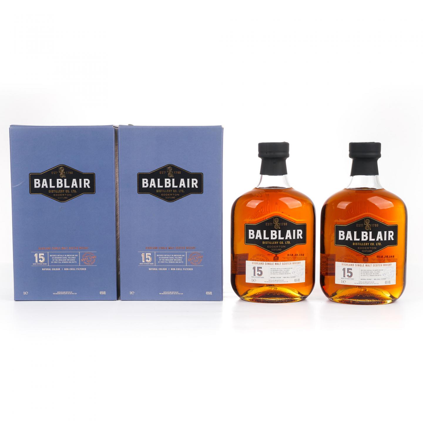 Balblair 巴布莱尔 15年 2019 1L 2支组