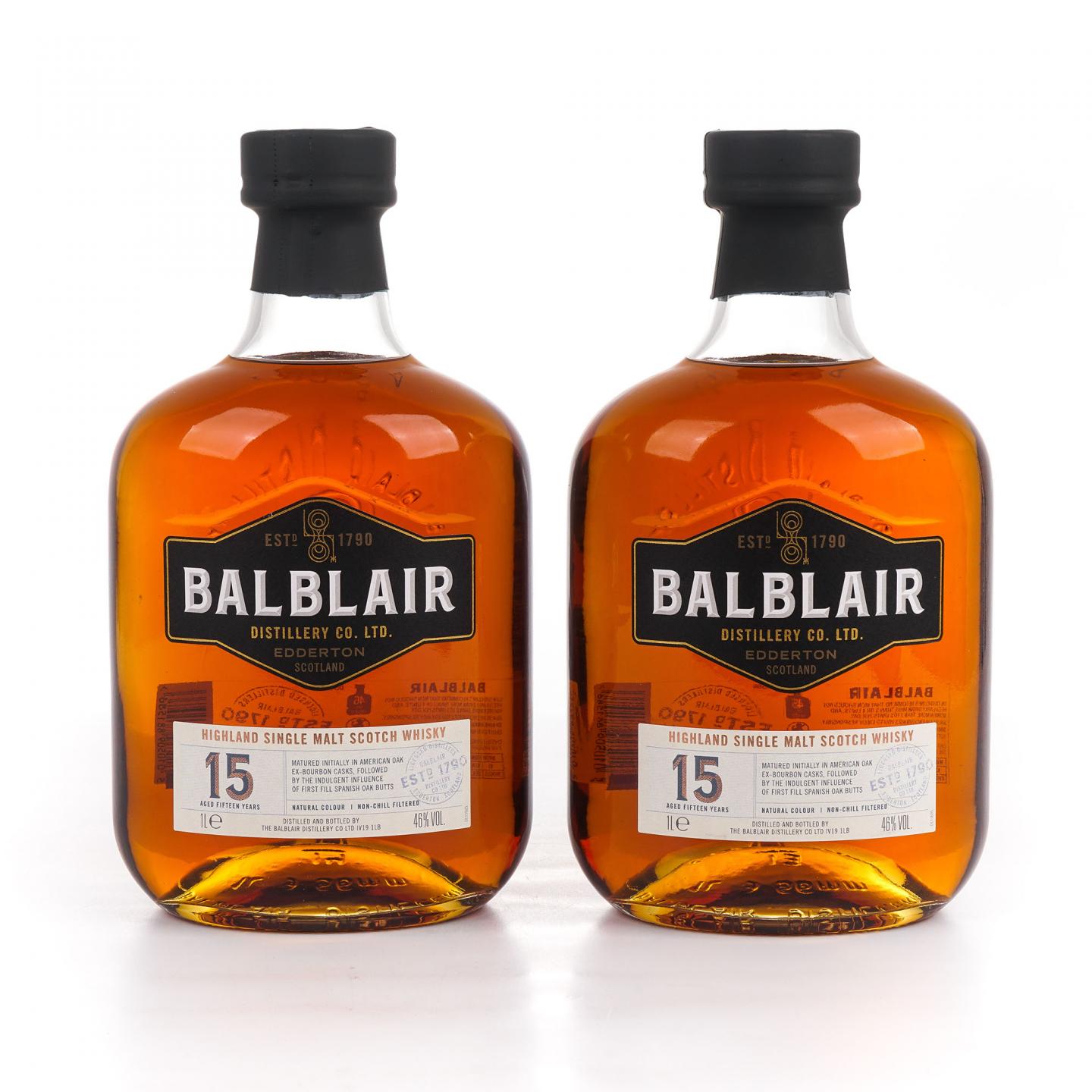 Balblair 巴布莱尔 15年 2019 1L 2支组