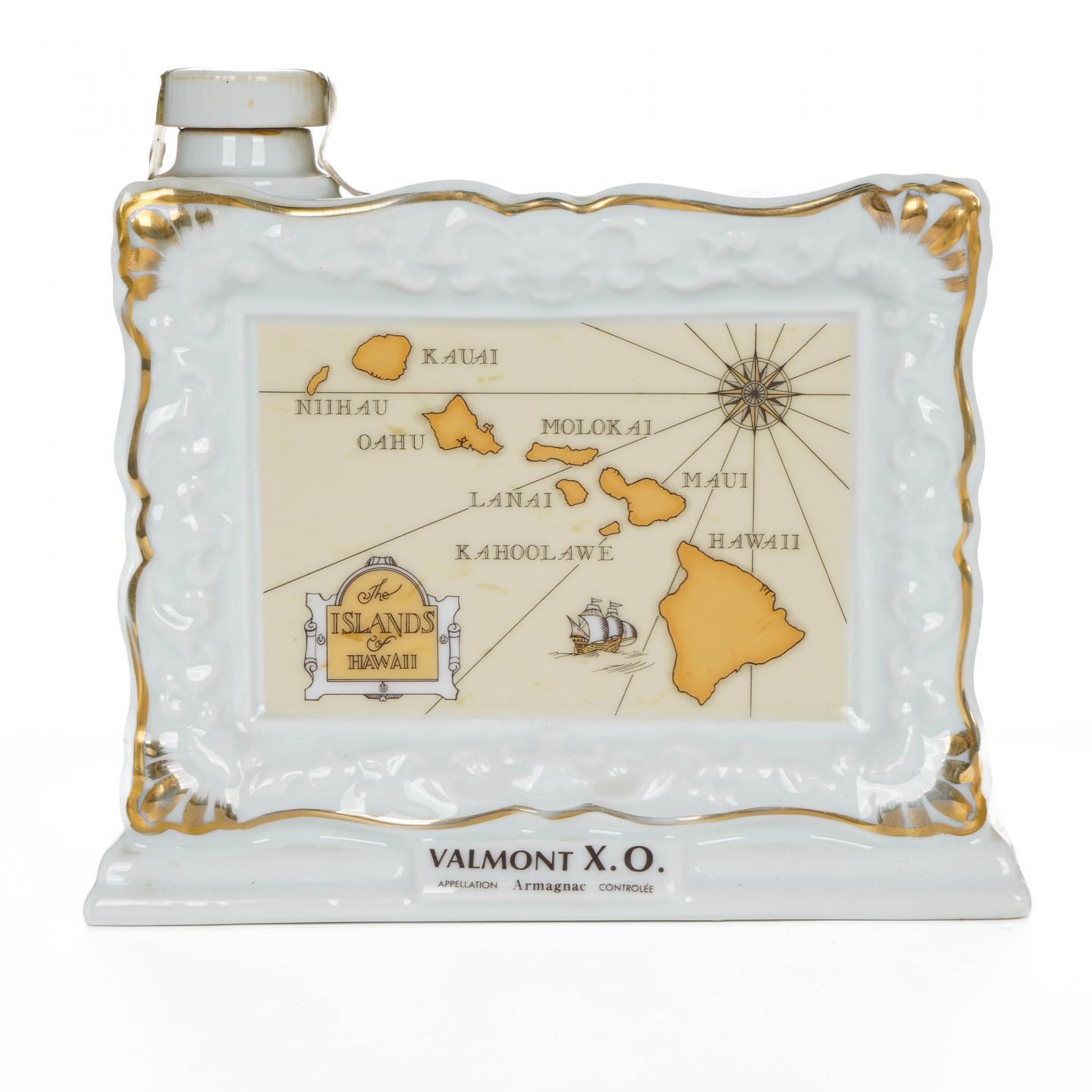 Valmont X.O 雅文邑白兰地 地图标 陶瓷瓶