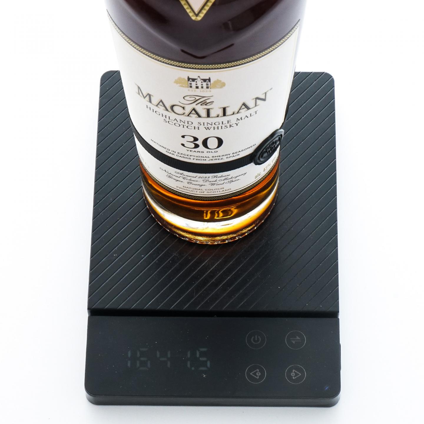 【附X光图】Macallan 麦卡伦 30年 2023 雪莉桶 黑腰带 木盒