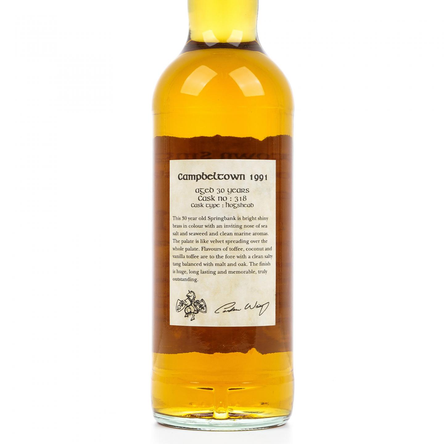 Springbank 云顶 30年 1991-2022 Kingsbury