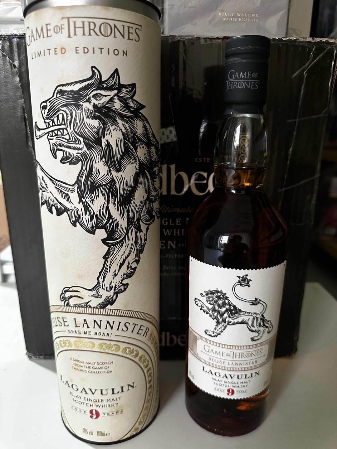 【绝版停产靓酒】权力游戏 限量版 乐嘉维林 9年