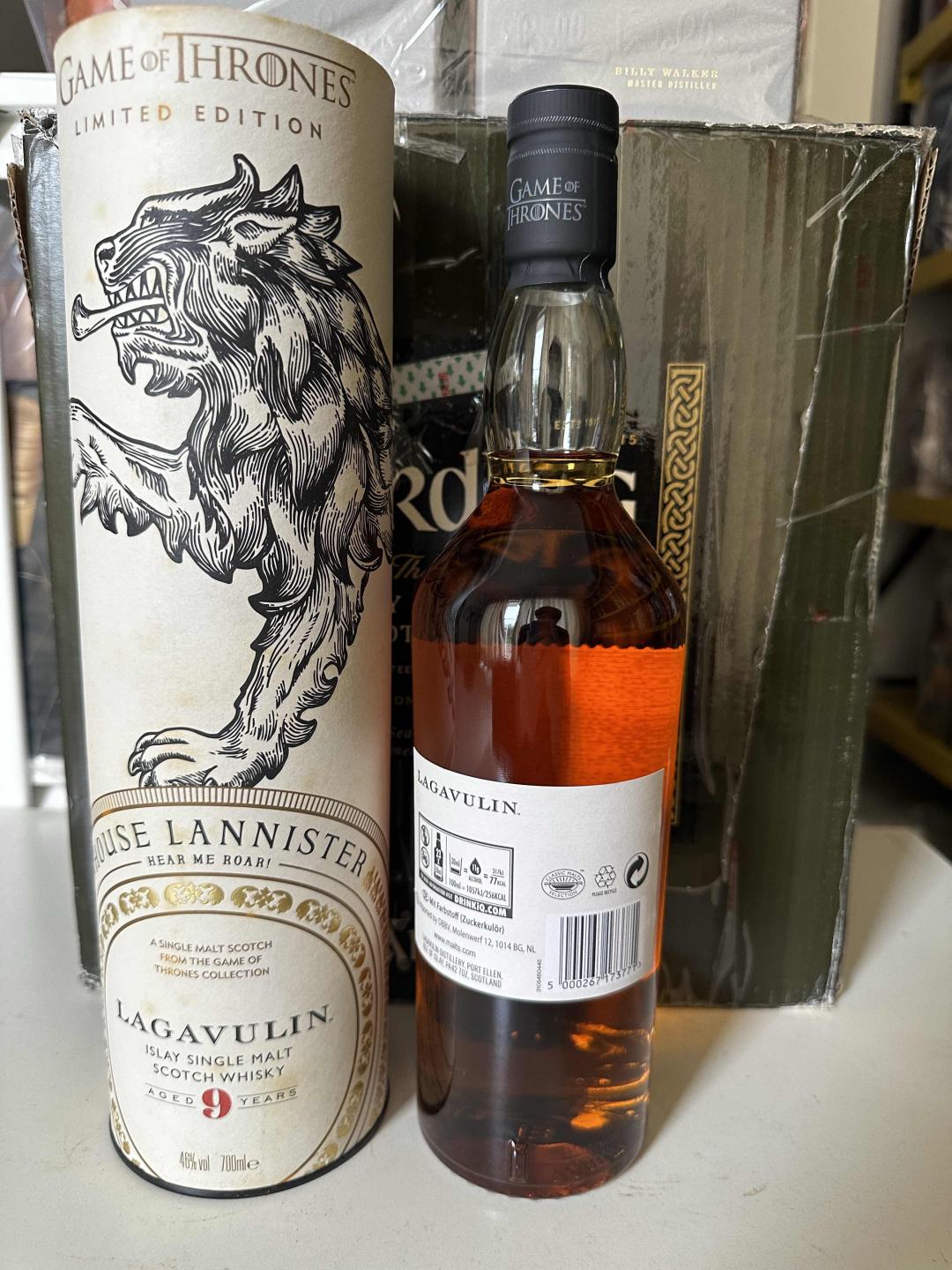 【绝版停产靓酒】权力游戏 限量版 乐嘉维林 9年