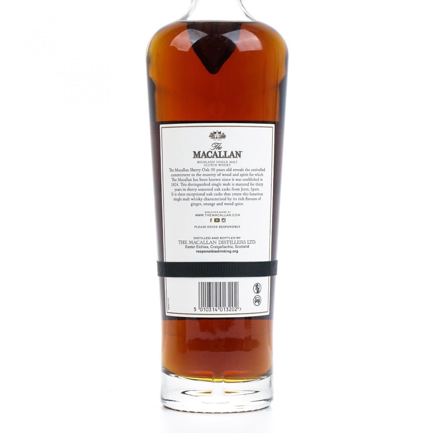 【附X光图】Macallan 麦卡伦 30年 2024 雪莉桶 木盒 黑腰带
