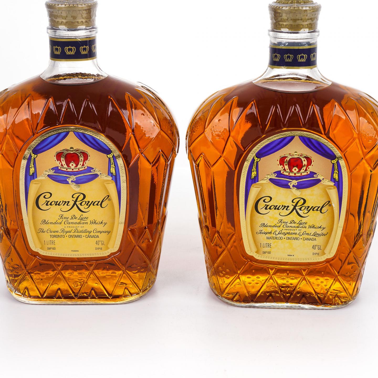 Crown Royal 加拿大调和威士忌 1L+1.14L 3瓶组