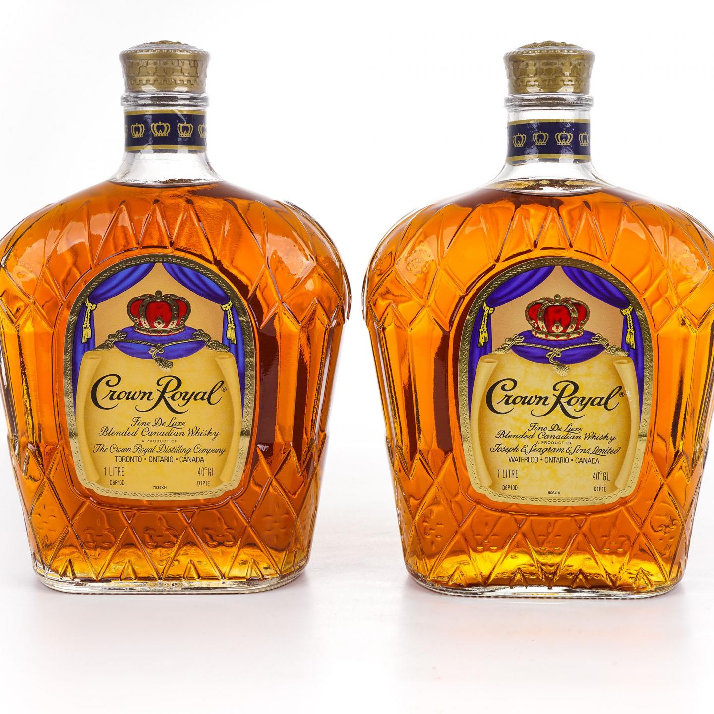 Crown Royal 加拿大调和威士忌 1L+1.14L 3瓶组