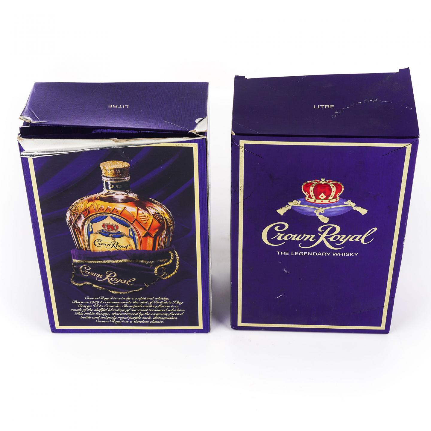 Crown Royal 加拿大调和威士忌 1L+1.14L 3瓶组