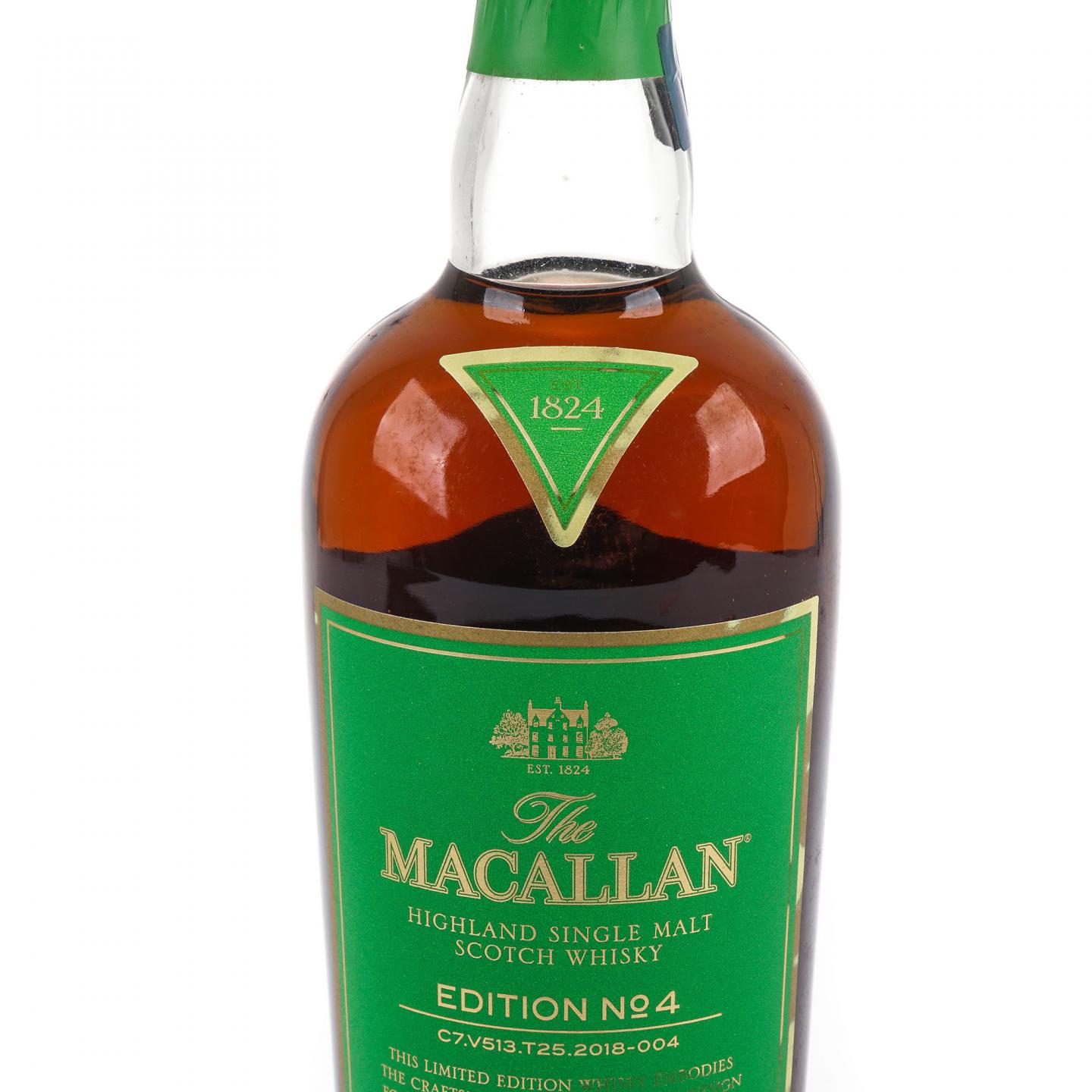 Macallan 麦卡伦 Edition No.4 绿标 750ml