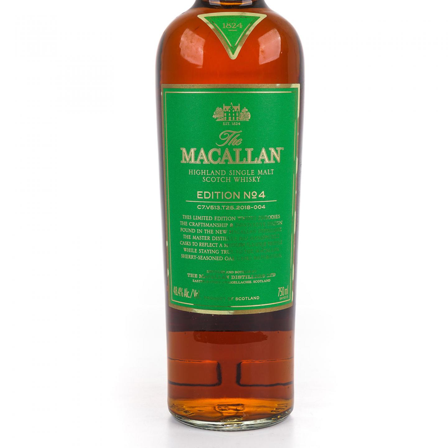 Macallan 麦卡伦 Edition No.4 绿标 750ml