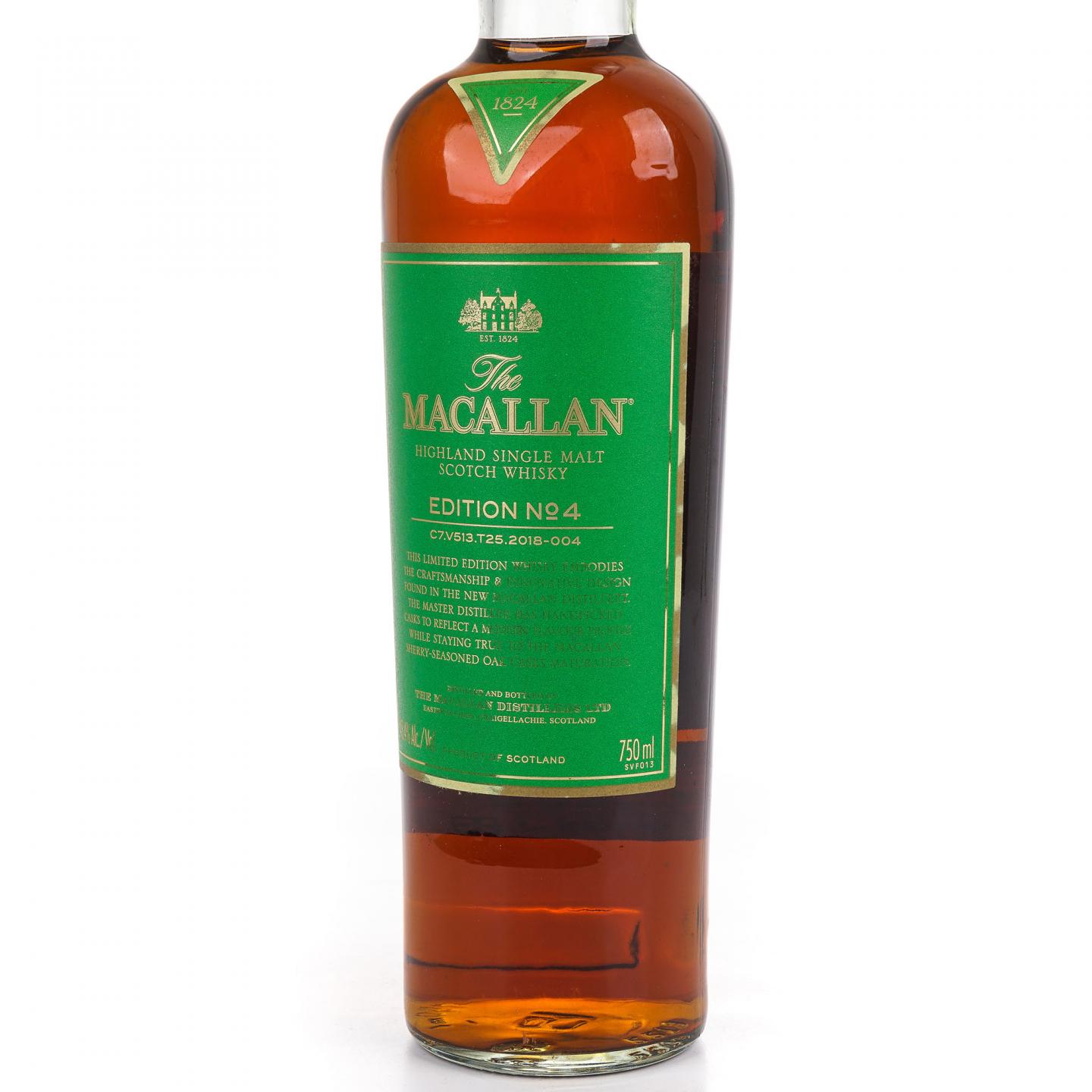 Macallan 麦卡伦 Edition No.4 绿标 750ml