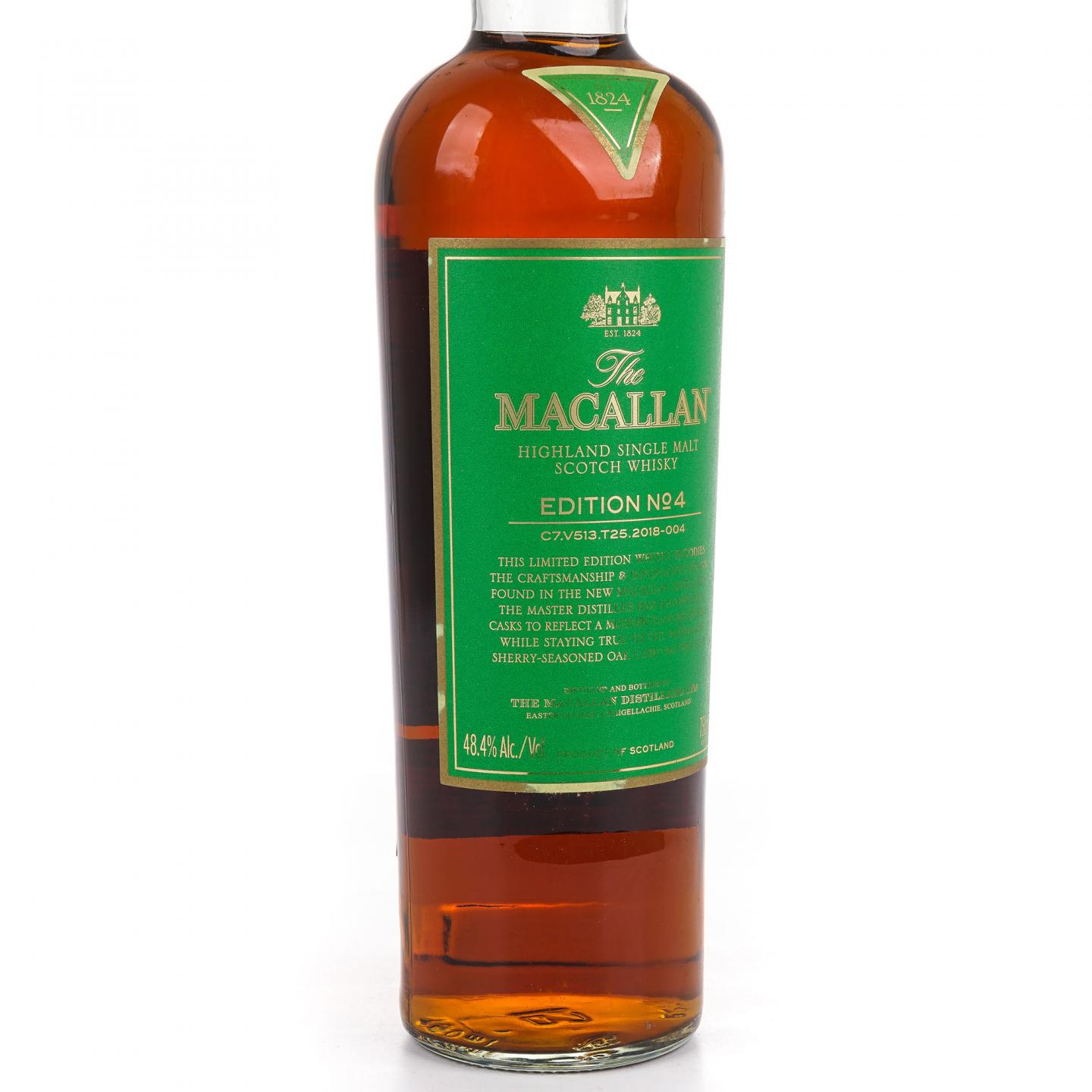 Macallan 麦卡伦 Edition No.4 绿标 750ml